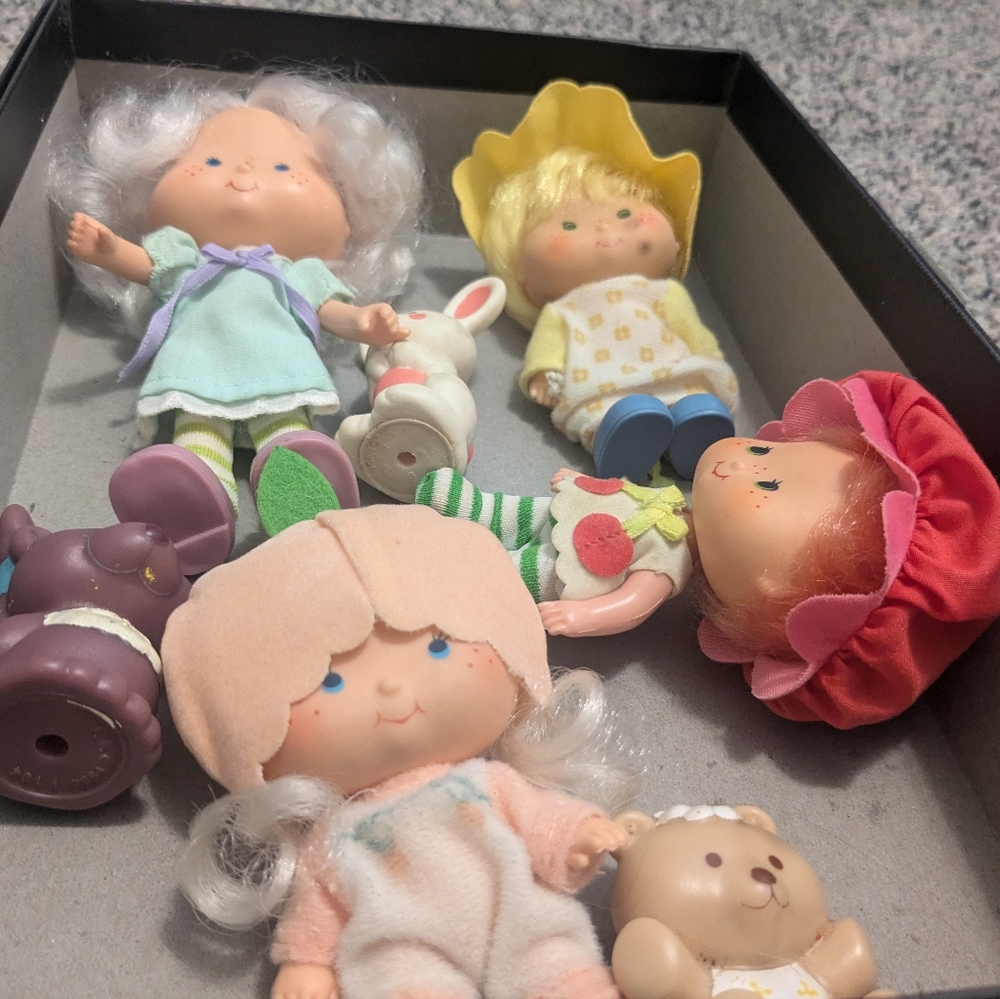 Vintage Strawberry Shortcake Dolls and Pets collection